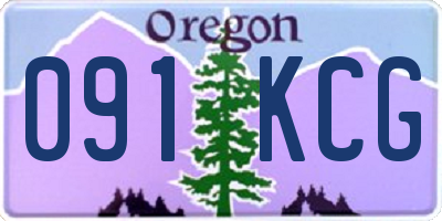 OR license plate 091KCG