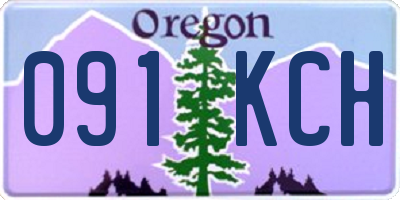 OR license plate 091KCH