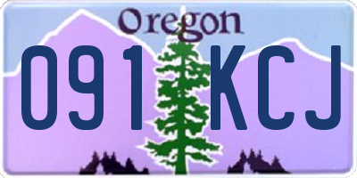OR license plate 091KCJ