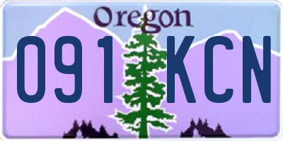 OR license plate 091KCN