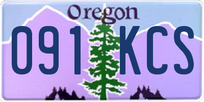 OR license plate 091KCS