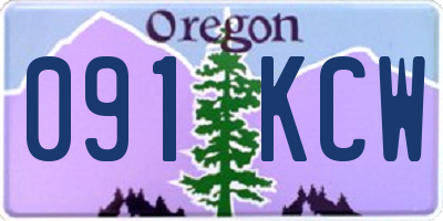 OR license plate 091KCW