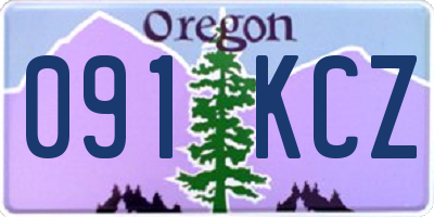 OR license plate 091KCZ