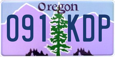 OR license plate 091KDP