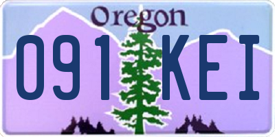 OR license plate 091KEI