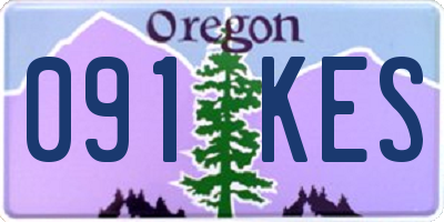 OR license plate 091KES
