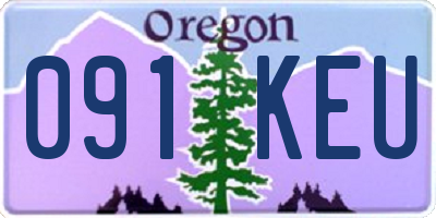 OR license plate 091KEU