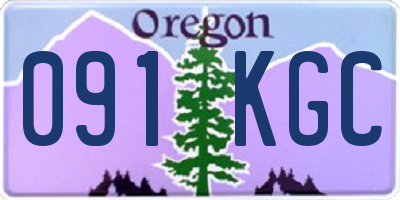 OR license plate 091KGC