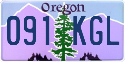 OR license plate 091KGL
