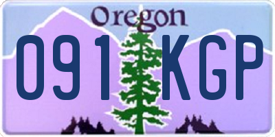 OR license plate 091KGP