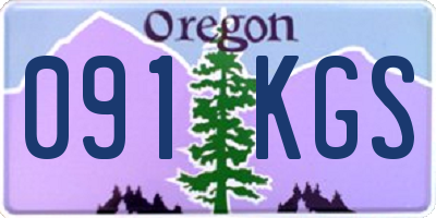 OR license plate 091KGS