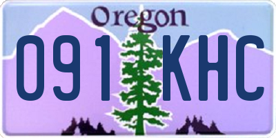 OR license plate 091KHC