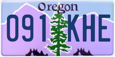 OR license plate 091KHE