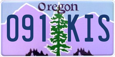 OR license plate 091KIS