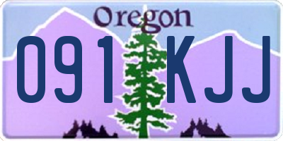 OR license plate 091KJJ