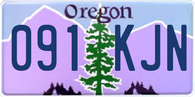 OR license plate 091KJN