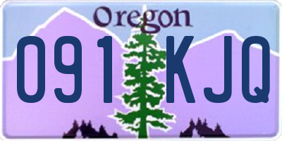 OR license plate 091KJQ