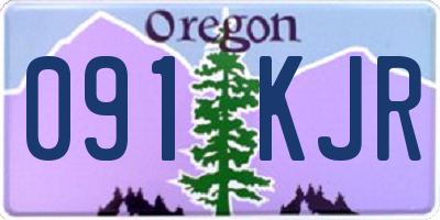 OR license plate 091KJR