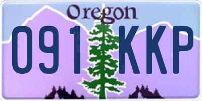 OR license plate 091KKP
