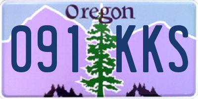 OR license plate 091KKS