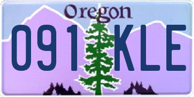 OR license plate 091KLE