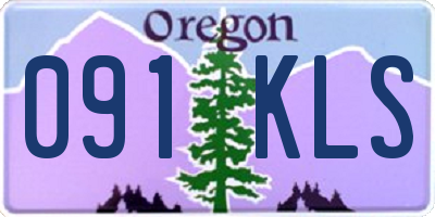 OR license plate 091KLS