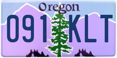 OR license plate 091KLT