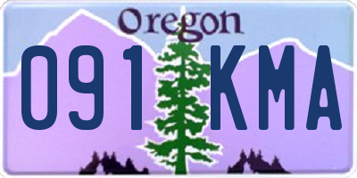 OR license plate 091KMA
