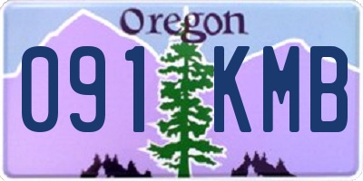 OR license plate 091KMB