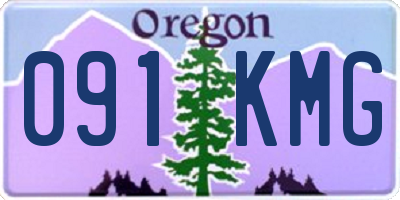 OR license plate 091KMG