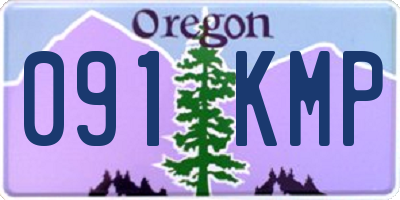 OR license plate 091KMP