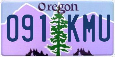 OR license plate 091KMU