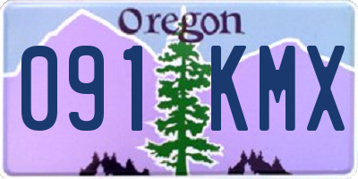 OR license plate 091KMX
