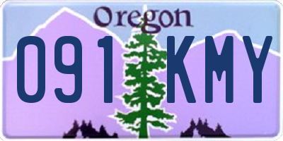 OR license plate 091KMY