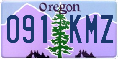 OR license plate 091KMZ