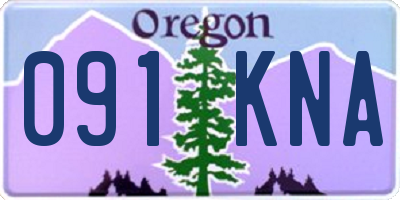 OR license plate 091KNA
