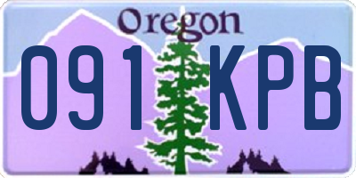 OR license plate 091KPB