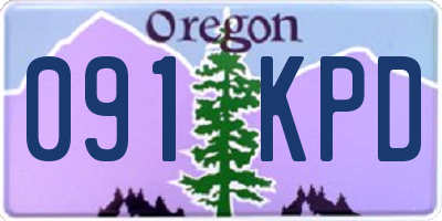 OR license plate 091KPD