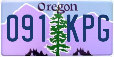 OR license plate 091KPG
