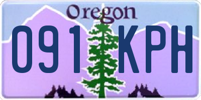 OR license plate 091KPH