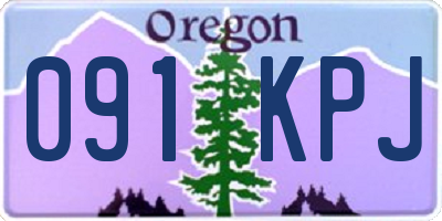 OR license plate 091KPJ