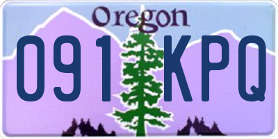 OR license plate 091KPQ