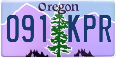 OR license plate 091KPR
