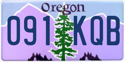 OR license plate 091KQB