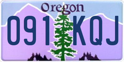 OR license plate 091KQJ