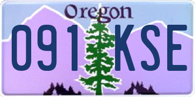 OR license plate 091KSE
