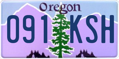 OR license plate 091KSH