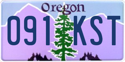 OR license plate 091KST