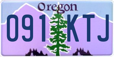 OR license plate 091KTJ