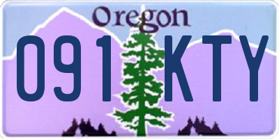 OR license plate 091KTY